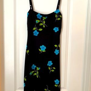 Vintage 90s My Michelle Floral Slip Dress - Size Small